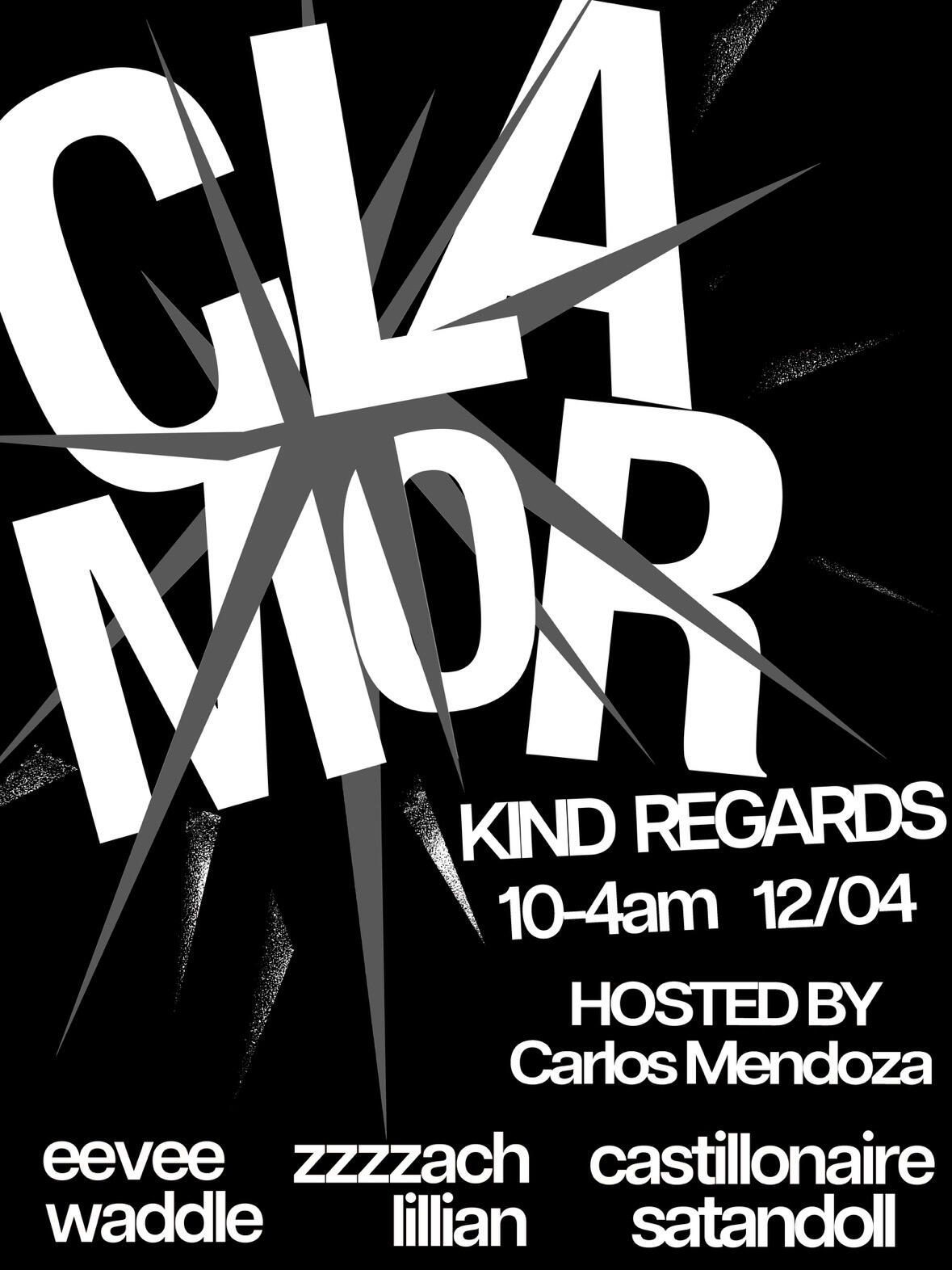 CLAMOR @Kindregards